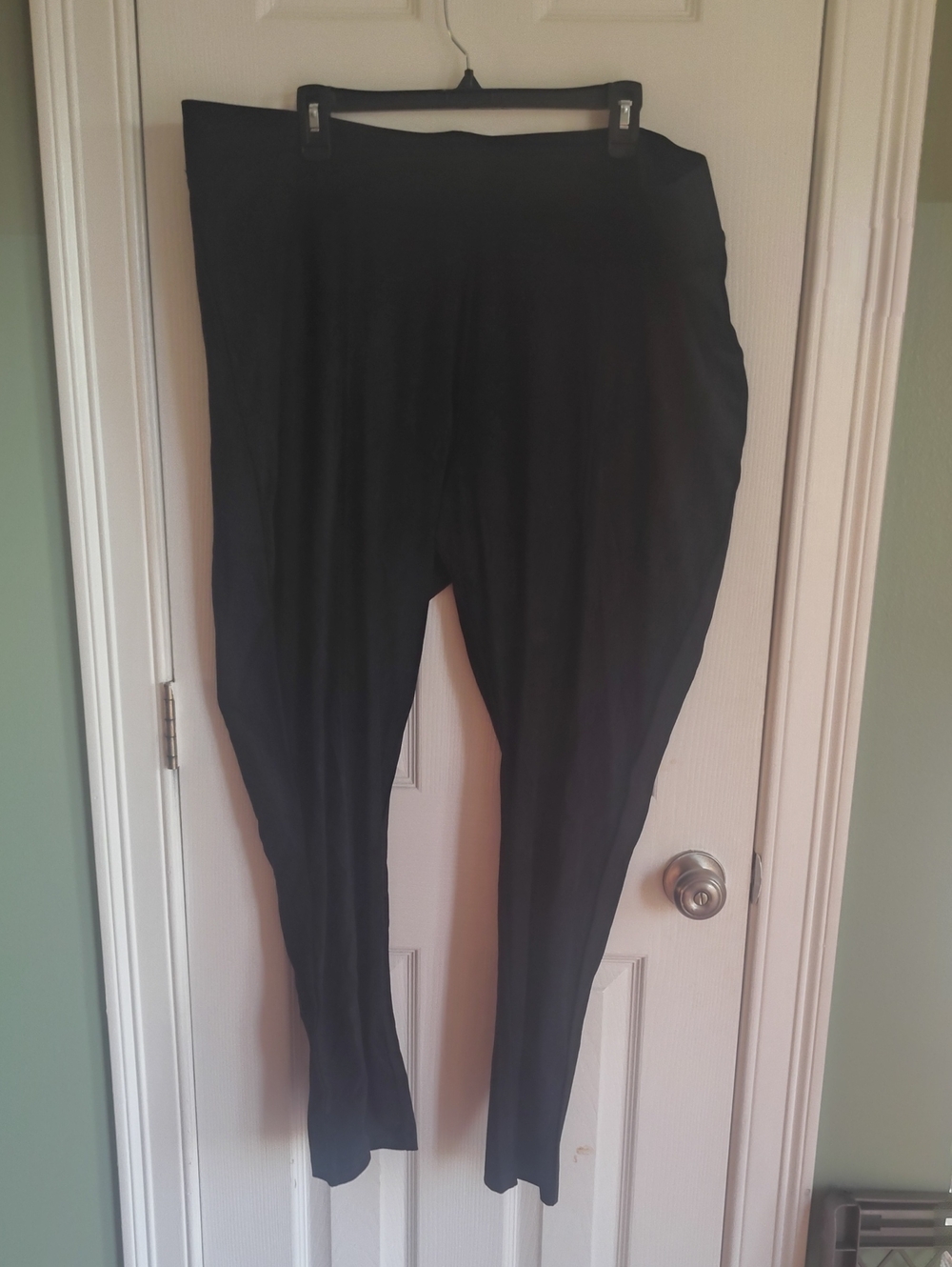 Jessica London Black High-Waist Stretch Leggings